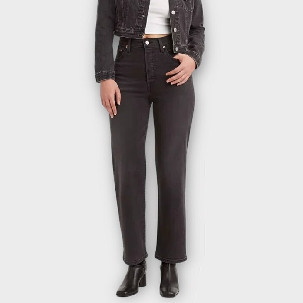 Levi's Ribcage Straight Premium Denim Jeans Feelin Cagey